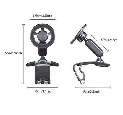 Çift Taraflı Vakum Manyetik Telefon Tutucu – Katlanabilir Mutfak, Araç ve Masa Kullanımı için