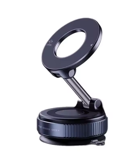 Çift Taraflı Vakum Manyetik Telefon Tutucu – Katlanabilir Mutfak, Araç ve Masa Kullanımı için