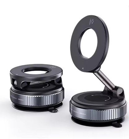 Çift Taraflı Vakum Manyetik Telefon Tutucu – Katlanabilir Mutfak, Araç ve Masa Kullanımı için