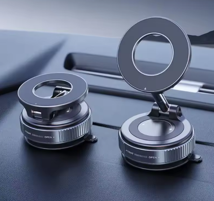 Çift Taraflı Vakum Manyetik Telefon Tutucu – Katlanabilir Mutfak, Araç ve Masa Kullanımı için